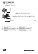 Предварительный просмотр 1 страницы Lowara ESH ATEX Installation, Operation And Maintenance Manual