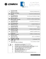 Lowara FHF SERIES Instructions For Installation And Use Manual предпросмотр