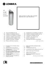 Lowara L4C 2LC Series Installation And Operationg Instructions предпросмотр