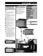 Предварительный просмотр 1 страницы Lowel Light LOWEL CASELITE 2 Instructions