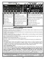 Preview for 4 page of Lowell MA30 Installation Sheet And Operators Manual