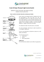 Lowenergie Dusk till Dawn Installation And Wiring Instructions предпросмотр