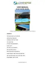 Lowenergie Solar Pool User Manual предпросмотр