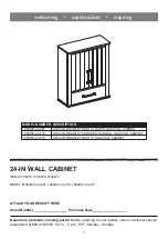 Предварительный просмотр 1 страницы LOWES 1960WC-24-267 Manual