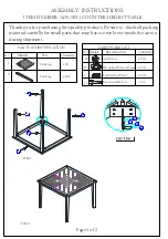 LOWES 3439-5IN1 Assembly Instructions предпросмотр