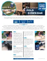 Предварительный просмотр 1 страницы LOWE'S FOLD DOWN BAR How-To Do It Yourself