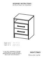 LOWE'S MLW 3940 Assembly Instructions Manual предпросмотр