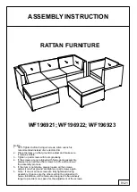 LOWE'S WF196921 Assembly Instruction Manual предпросмотр