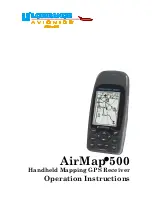 Lowrance AirMap 500 Operation Instructions Manual preview