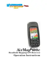 Preview for 1 page of Lowrance AirMap 600c Operation Instructions Manual