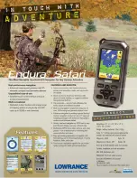 Lowrance Endura Safari Specifications preview