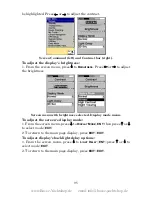 Preview for 103 page of Lowrance Finder Expedition C Operating Instructions Manual