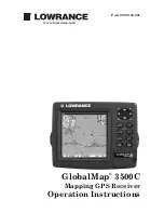 Lowrance GlobalMap 3500C Operation Instructions Manual preview