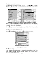 Предварительный просмотр 101 страницы Lowrance GlobalMap 3600C iGPS Operation Instructions Manual