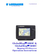 Lowrance GlobalMap 5000C Operation Instructions Manual предпросмотр