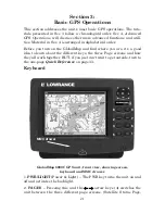 Предварительный просмотр 27 страницы Lowrance GlobalMap 5000C Operation Instructions Manual