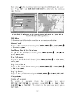 Предварительный просмотр 68 страницы Lowrance GlobalMap 5000C Operation Instructions Manual