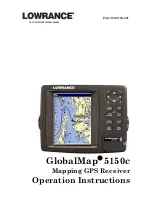 Предварительный просмотр 1 страницы Lowrance GlobalMap 5150C Operation Instructions Manual