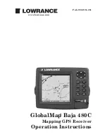 Lowrance GlobalMap Baja 480C Operation Instructions Manual предпросмотр