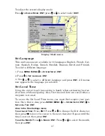 Предварительный просмотр 105 страницы Lowrance GlobalMap Baja 840C Operation Instructions Manual