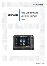 Lowrance HDS Gen3 Polaris Operator'S Manual preview