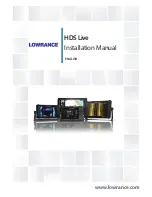 Lowrance HDS Live Installation Manual предпросмотр