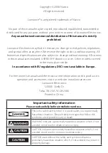 Preview for 2 page of Lowrance LHR-80 Installation And Operation Instructions Manual