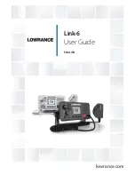 Lowrance Link-6 User Manual preview