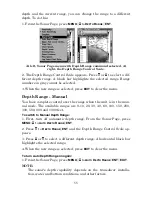 Preview for 61 page of Lowrance LMS-240 Operation Instructions Manual