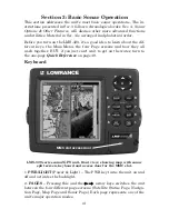 Preview for 49 page of Lowrance LMS-320 Operation Instructions Manual