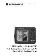 Lowrance LMS-480 Operation Instructions Manual preview