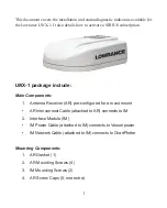 Preview for 3 page of Lowrance Satellite Weather Radio Module LWX-1 Installation Instructions Manual