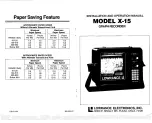 Preview for 1 page of Lowrance X-15 Installation And Operation Manual