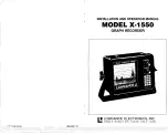 Lowrance X-1550 Installating And Operation Manual preview