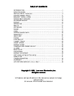 Preview for 2 page of Lowrance X-28 Installation And Operation Instructions Manual