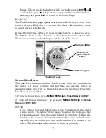 Предварительный просмотр 77 страницы Lowrance X125 Operation Instructions Manual