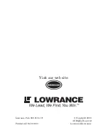 Предварительный просмотр 92 страницы Lowrance X125 Operation Instructions Manual