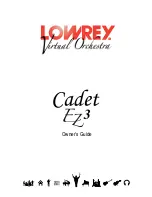 Предварительный просмотр 1 страницы Lowrey Cadet EZ3 Owner'S Manual