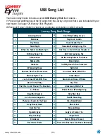 Preview for 156 page of Lowrey EY 400 Inspire Owner'S Manual