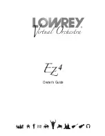 Предварительный просмотр 1 страницы Lowrey EZ4 Virtual Orchestra Owner'S Manual