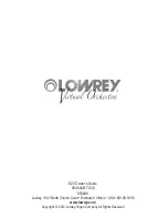 Предварительный просмотр 34 страницы Lowrey EZ4 Virtual Orchestra Owner'S Manual