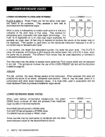 Предварительный просмотр 22 страницы Lowrey GX G-400 Owner'S Manual