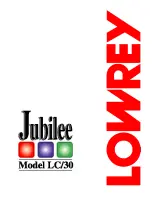 Lowrey Jubilee LC/30 Manual предпросмотр