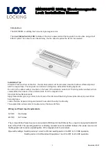 Preview for 1 page of LOX LOCKING EM3500FM Installation Manual