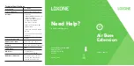 LOXONE Air Base Extension Quick Start Manual предпросмотр