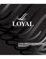 Предварительный просмотр 1 страницы Loyal Hands Watch Manual