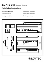 Предварительный просмотр 1 страницы LOYTEC LGATE-951 Installation Instructions