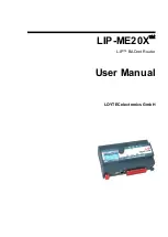 Preview for 1 page of LOYTEC LIP-ME20X User Manual