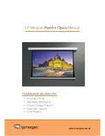 LP Morgan Rondo Opus User Manual предпросмотр