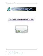 LP Technologies LPT-3000 User Manual предпросмотр